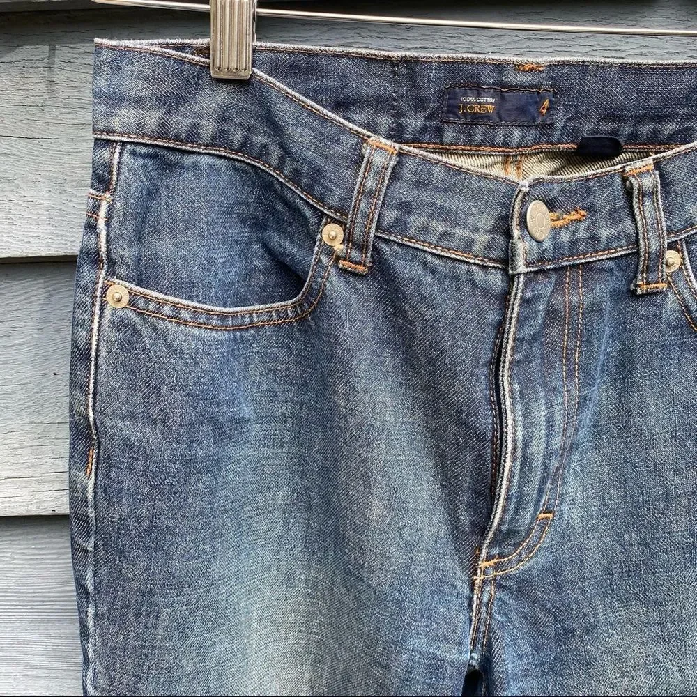 J. Crew mid rise flare bell bottom jeans size 4